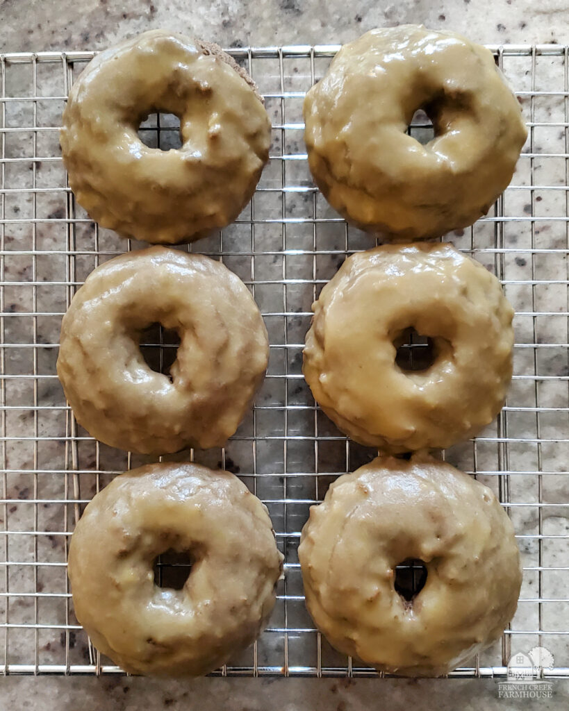 The maple glaze on these chai spiced doughnuts adds all the sweetness you need and perfectly complements the flavors