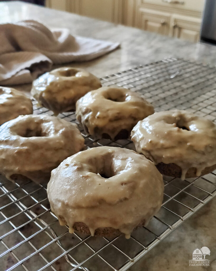 The delicious maple glaze completes the flavor palette of these chai spiced doughnuts