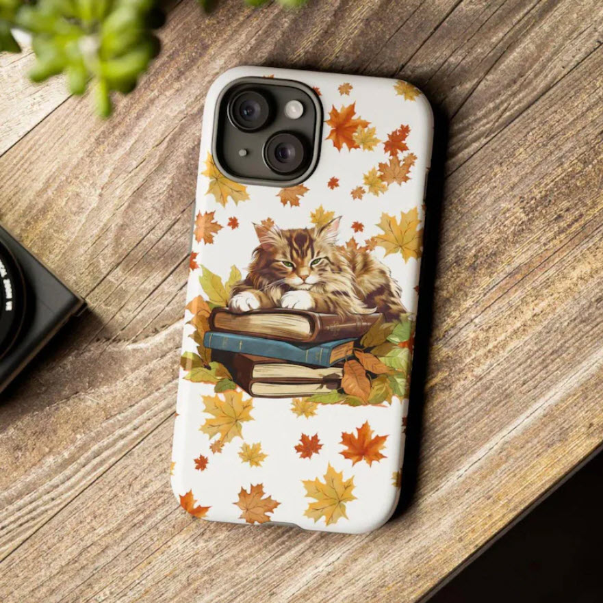 Autumn themed phone case