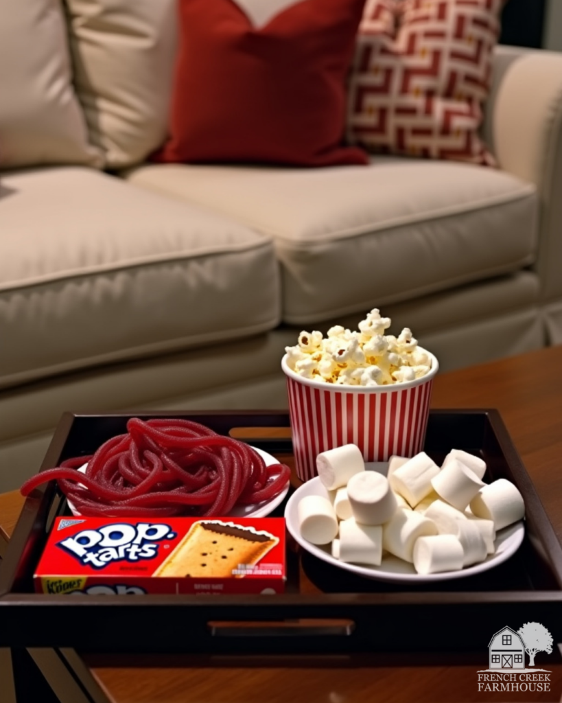 A Gilmore Girls themed movie night needs lots if iconic treats